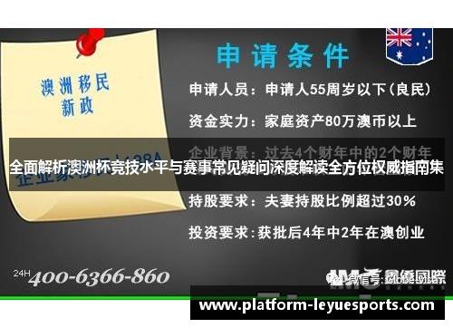 全面解析澳洲杯竞技水平与赛事常见疑问深度解读全方位权威指南集