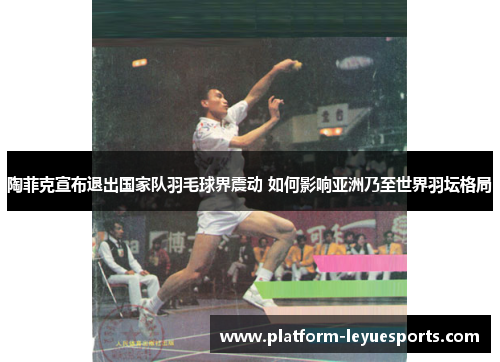 陶菲克宣布退出国家队羽毛球界震动 如何影响亚洲乃至世界羽坛格局