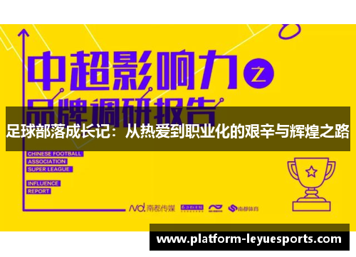 足球部落成长记：从热爱到职业化的艰辛与辉煌之路