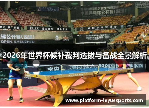 2026年世界杯候补裁判选拔与备战全景解析 2026年世界杯候补裁判选拔与备战全景解析